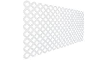 LATTICE VINYL WHITE REG. 4'x 8'